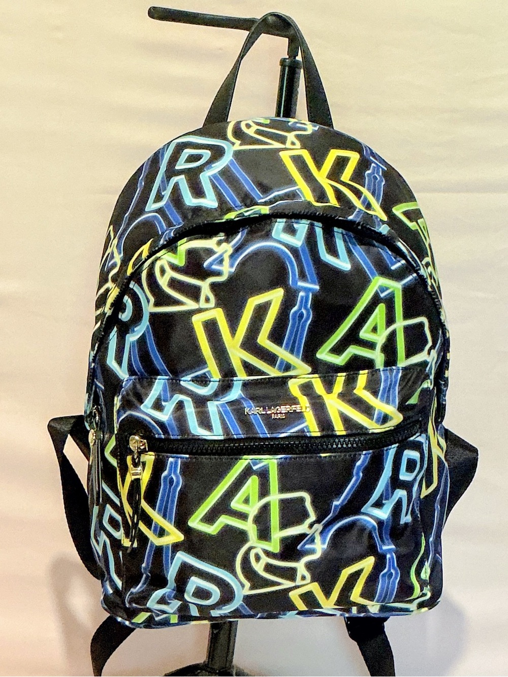 Karl Lagerfeld Paris Amour Neon Graffiti Backpack - nwot